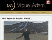 Tablet Screenshot of migueladam.com